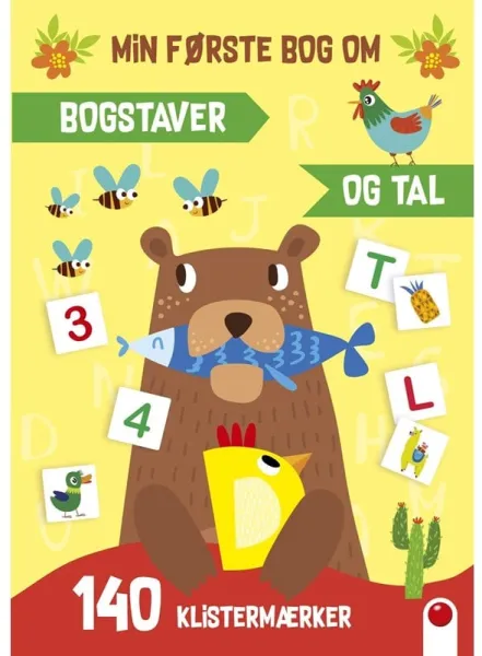 Min første bog om bogstaver og tal (Bjørn) - Hobby - booklet