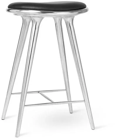 Mater High Stool Barstol Genbrugt Aluminium 69cm